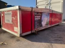 UNUSED CHERY SINGLE TRUSS STORAGE SHELTER MODEL S203012R, APPROX 20FT W x 30FT L x 12FT H, GREATE...