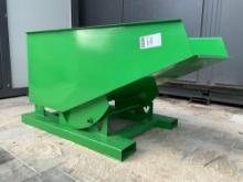 UNUSED DIGGIT L320 SMALL SELF DUMPING HOPPER WITH FORK POCKETS...