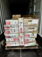 PALLET OF ELECTRICAL PANELS & BREAKER BOXES PLUS MORE MISC ELECTRICAL PARTS, UNKNOWN WORKING