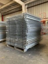 PALLET OF WIRE GRATES FOR PALLET RACKING, APPROX 48in x 46in