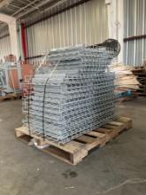 PALLET OF WIRE GRATES FOR PALLET RACKING, ASSORTED SIZES