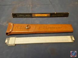 Vintage Scredrivers, Vintage Chisels, Pliers, KE F.P. Manchester Slide Ruler - 512565