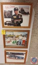 Racing memorabilia in frames