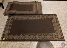 Brown area rugs