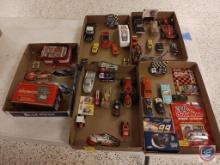 Diecast cars and racing memorabilia