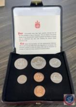 1976 Canadian Uncirculated Coin Set in Red Leather Case