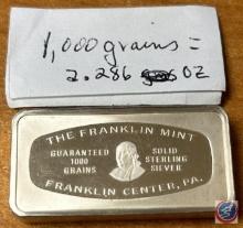 2.286 oz Franklin Mint Solid Sterling Silver