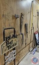 Ben's Bait Tackle and wall of tools