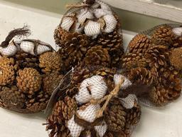 Groups of Cotton/Pine Cones