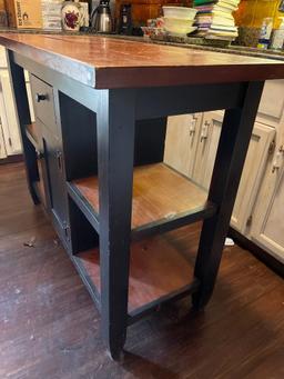Wooden Kitchen Island / Counter