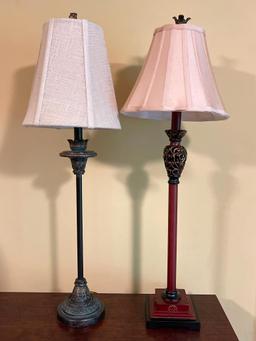 Group of 2 Tall Lamps