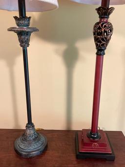 Group of 2 Tall Lamps