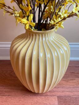 Ceramic Vase with Flowers
