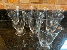 Group of 8 Drinking Glasses
