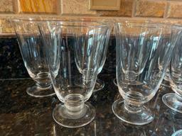 Group of 8 Drinking Glasses