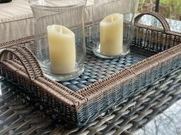 Basket with Candle Holders
