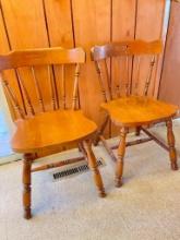 Pair of Wooden Chairs