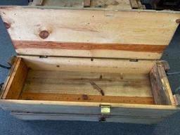 Group of 2 Wooden Military Ammunition Crates