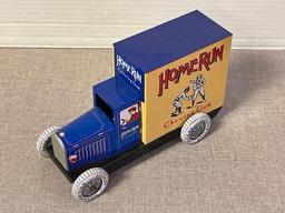 Vintage Schylling Tin Litho Chewing Gum Toy Truck