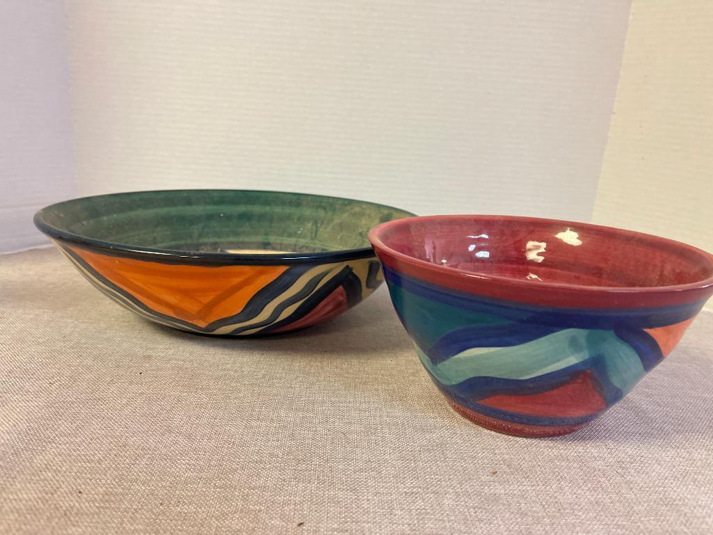 Group of 2 Pottery Bowls
