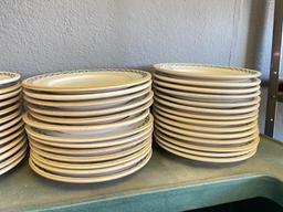 Group of Shenango China Dinner Plates and Bowls from King Cole Restaurant