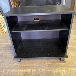 Rolling Particle Board TV Stand