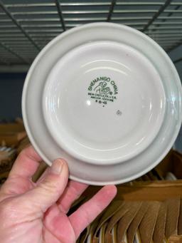 Group of Shenango China Bowls, Saucers and More from King Cole Restaurant