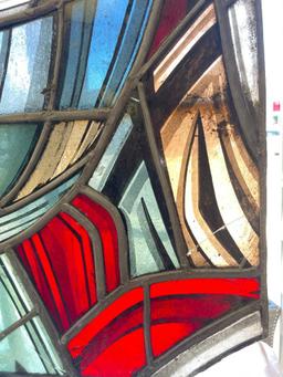 Custom Leaded Stained Glass Window for King Cole Restaurant
