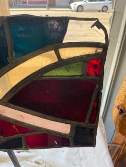 Custom Leaded Stained Glass Window for King Cole Restaurant