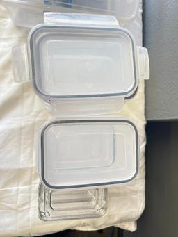 Group of Misc Plastic Storage Containers w/Lids