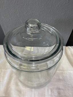 Large Glass Cookie Jar