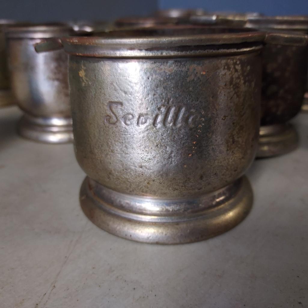 Eleven Vintage International Silver Soldered 10oz Seville Bowls