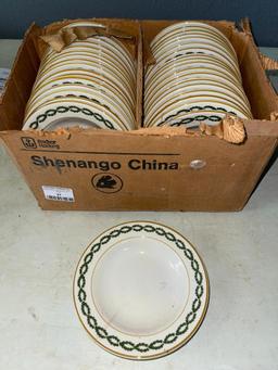 Box of Anchor Hocking Shenango China Bowls for King Cole Restaurant