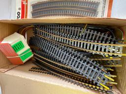Group of Vintage Tyco Train Tracks and Accessories