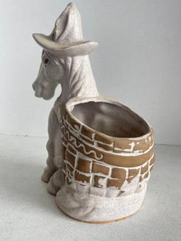 Donkey Pottery Planter