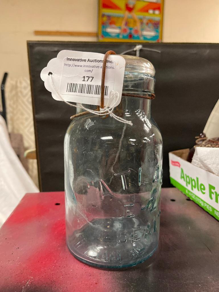 Clear clamp jar