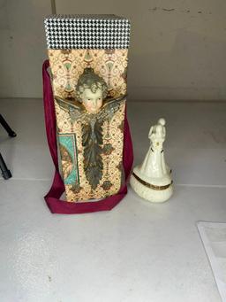 Art box and Bride/ Groom trinket holder