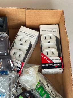 Electrical outlets, switches, and plates