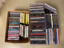 Group of Misc CD's and Cassette Tapes