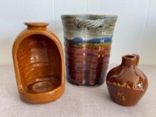 Group of 3 Pottery Pieces
