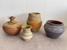 Group of 4 Pottery Pieces