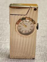 Vintage Swiss Butane Lighter w/Watch
