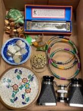 Treasure Lot Incl Harmonica, Bracelets, Coin Bracelet and More