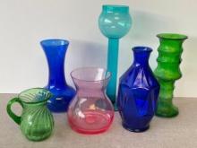 Group of Colored Glass