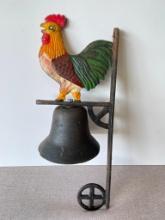Wall Mounted Cast Iron Roster Bell