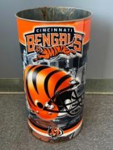 Cincinnati Bengals Metal Trash Can