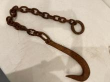 Large Cast Hook on Chain