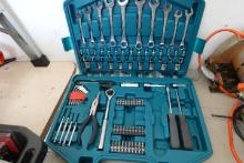NEW TOOL KIT INCLUDING SOCKETS KNIVES AND MORE