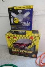 MULTI DIRECTIONAL LED LIGHT WITH CAR COVER