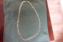 YELLOW GOLD CHAIN MARKED 417 ITALY 19" 1.18 DWT